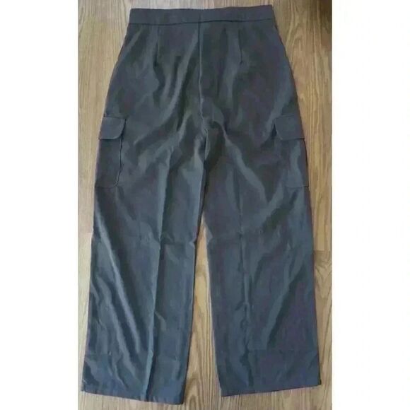 NWT NIMIN Wide-Leg Cargo Pants - Black, Size L - Picture 8 of 11